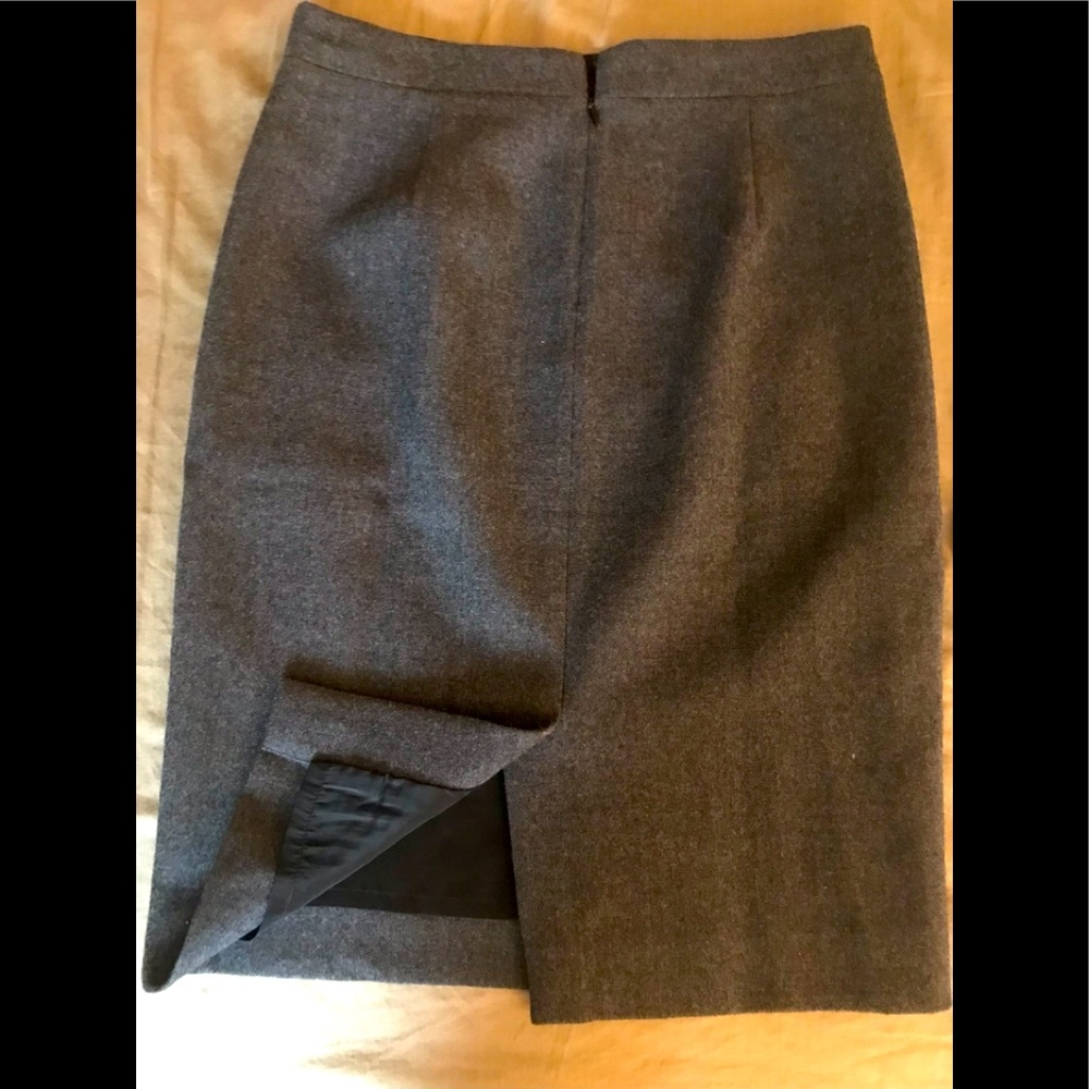 J Crew No2 Pencil skirt gray